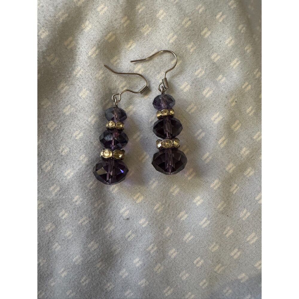 Purple Earrings